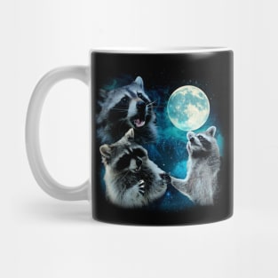 Cosmic Raccoon Abductions Elevate Your Tee Game with Extraterrestrial Charm Mug